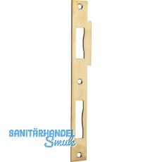 Doppeltürschließblech eckig, 210 x 24 x 2 mm, Messing poliert Doppeltürschließblech eckig, 210 x 24 x 2 mm, Messing poliert