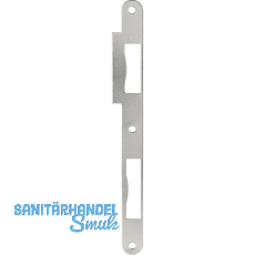 Doppeltürschließblech R9 bombiert, 210 x 18 x 2 mm, Edelstahl-Effekt Doppeltürschließblech R9 bombiert, 210 x 18 x 2 mm, Edelstahl-Effekt