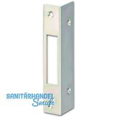 Winkelschlie�blech eckig Blindlappen 27mm, gerade, Stahl verzinkt silberf�rbig