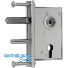 AMF Gittertorschloss 107 PZW, DM 50, U-Stulp, Riegel 10 x 54 mm, Stahl verzinkt