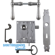 Rustikales Schlossset Wartberg BB, links einw�rts, DM 60, Stahl blank
