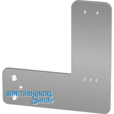 Montageplatte econ Exit 2010 für Rohrrahmentüren, Edelstahl Montageplatte econ Exit 2010 für Rohrrahmentüren, Edelstahl