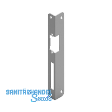 Winkelschlie�blech f�r O & C T�r�ffner, rund, links, 250 x 25 x 2 mm, Stahl grau