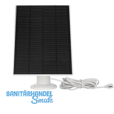 ABUS Solarladepanel zu Akku Pro Kamera 170x120x10 mm inkl. 3 Meter Kabel, weiß ABUS Solarladepanel zu Akku Pro Kamera 170x120x10 mm inkl. 3 Meter Kabel, weiß