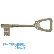 Keilbartschl�ssel EWG, Sperre 330, vernickelt