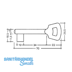 Buntbartschl�ssel, Tabelle 3, Sperre 9