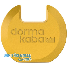 DORMAKABA Schlüsselclip für Zylinderschlüssel expert plus smartkey hellgelb DORMAKABA Schlüsselclip für Zylinderschlüssel expert plus smartkey hellgelb
