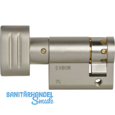 WINKHAUS Knaufhalbzylinder MS00/Z1 30 mm Messing vernickelt matt