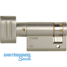 WINKHAUS Knaufhalbzylinder MS00/Z1 35 mm Messing vernickelt matt