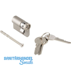 MARCHESI Einbauhalbzylinder H36000 gleichsperrend 30,5 mm vernickelt
