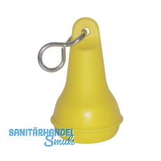 Hotelschl�sselanh�nger - birnenf�rmig gelb