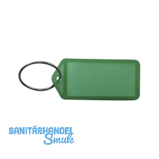 Schl�sselanh�nger - mit Papiereinlage, Kunststoff transparent gr�n