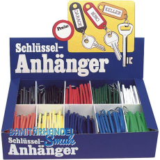 Schl�sselanh�nger Box - 100-tlg. in 10 Farben sortiert, ohne Aufh�ngeloch