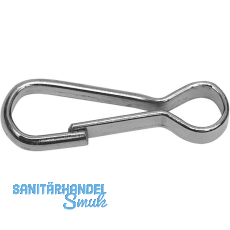 Simplex Haken -, 30 mm, Stahl vernickelt