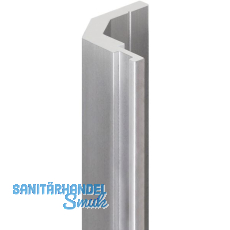 Montageprofil f�r Fluchtt�rbeschlag LP1, Aluminium silber eloxiert