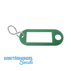 Schl�sselanh�nger - mit Aufh�ngeloch, Kunststoff gr�n
