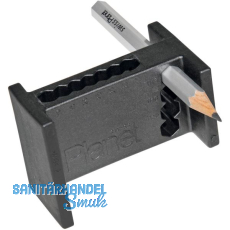 PLANET Anreisshilfe inkl. Bleistift, Kunststoff schwarz PLANET Anreisshilfe inkl. Bleistift, Kunststoff schwarz