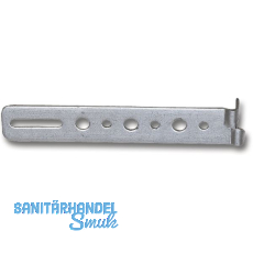 Stockpratzen gerade, Version A, 120 x 20 x 1,5 mm, Stahl verzinkt Stockpratzen gerade, Version A, 120 x 20 x 1,5 mm, Stahl verzinkt