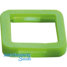 Kennring eckig, für Zylinderschlüssel, Kunststoff hellgrün Kennring eckig, für Zylinderschlüssel, Kunststoff hellgrün