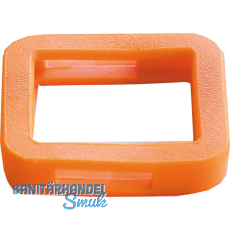 Kennring eckig, für Zylinderschlüssel, Kunststoff orange Kennring eckig, für Zylinderschlüssel, Kunststoff orange