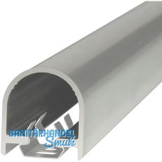 Fingerschutz/Abdeckprofil FSA 8100, 1980 x 15 x 16 mm, Aluminium silber eloxiert
