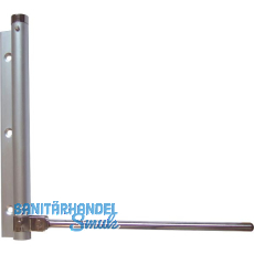 Stangentürschließer, Hebellänge 175 mm, für Türen bis 40 kg, Alu silber eloxiert Stangentürschließer, Hebellänge 175 mm, für Türen bis 40 kg, Alu silber eloxiert