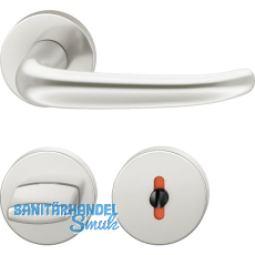 FSB Dr�ckergarnitur 12 1023 ASL auf Rosette WC, silber eloxiert