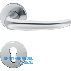 FSB Dr�ckergarnitur 12 1023 ASL auf Rosette PZ, Edelstahl matt