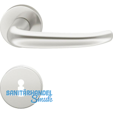 FSB Objekt Dr�ckergarnitur 72 1023 AGL auf Rosette BB, silber eloxiert