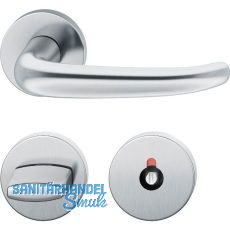 FSB Objekt Dr�ckergarnitur 72 1023 AGL auf Rosette WC, Edelstahl matt