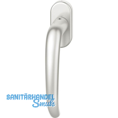 FSB Fenstergriff 34 1023 ovale Rosette, Aluminium silber eloxiert