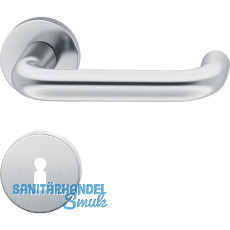 FSB Drückergarnitur 12 1070 ASL auf Rosette BB, Edelstahl matt FSB Drückergarnitur 12 1070 ASL auf Rosette BB, Edelstahl matt