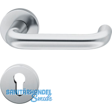 FSB Dr�ckergarnitur 12 1070 ASL auf Rosette PZ, Edelstahl matt