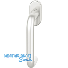 FSB Fenstergriff 34 1070 ovale Rosette, Aluminium silber eloxiert