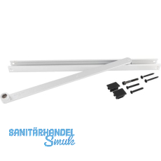 GEZE Gleitschiene BG, f�r TS 3000/5000 L, wei� RAL 9016