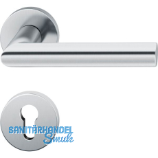 FSB Dr�ckergarnitur 12 1076 ASL auf Rosette PZ, Edelstahl matt