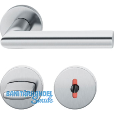 FSB Dr�ckergarnitur 12 1076 ASL auf Rosette WC, Edelstahl matt