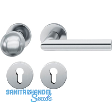 FSB Wechselgarnitur 12 1076 ASL auf Rosette PZ, Knopf fest, Edelstahl matt