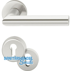 FSB Haustürdrückergarnitur 12 1076, Aluminium silber eloxiert FSB Haustürdrückergarnitur 12 1076, Aluminium silber eloxiert