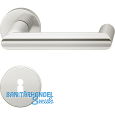 FSB Objekt Dr�ckergarnitur 72 1016 AGL auf Rosette BB, silber eloxiert