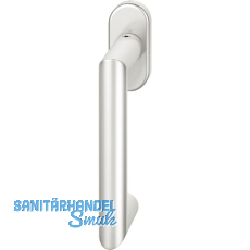 FSB Fenstergriff 34 1016 ovale Rosette, Aluminium silber eloxiert