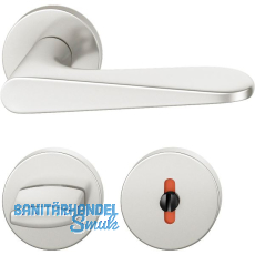FSB Dr�ckergarnitur 12 1144 ASL auf Rosette WC DIN, silber eloxiert