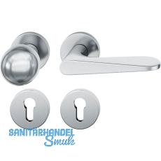 FSB Wechselgarnitur 12 1144 ASL auf Rosette PZ, Knopf drehbar, Edelstahl matt