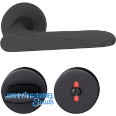 FSB Dr�ckergarnitur 12 1144 ASL auf Rosette WC, schwarz matt