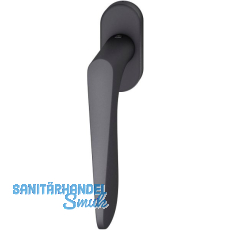 FSB Fenstergriff 34 1144 ovale Rosette, Aluminium schwarz matt