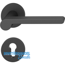 FSB Dr�ckergarnitur 12 1021 ASL auf Rosette PZ, schwarz matt