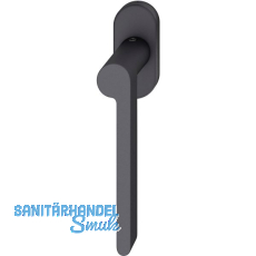 FSB Fenstergriff 34 1021 ovale Rosette, links, Aluminium schwarz matt FSB Fenstergriff 34 1021 ovale Rosette, links, Aluminium schwarz matt