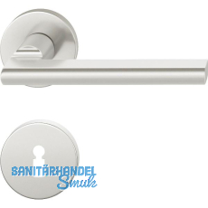 FSB Dr�ckergarnitur 12 1035 ASL auf Rosette BB, silber eloxiert