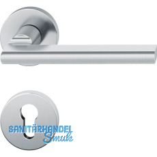 FSB Dr�ckergarnitur 12 1035 ASL auf Rosette PZ, Edelstahl matt