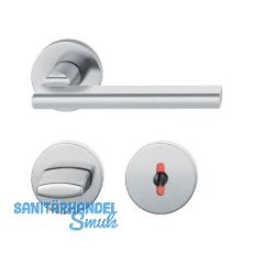 FSB Dr�ckergarnitur 12 1035 ASL auf Rosette WC DIN, Edelstahl matt